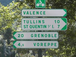 |QDT2012|Auvergne-Rhône-Alpes|Voreppe|Schild-Radwege|